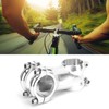 MEIJUN 31.8mm Bike Silver Stem Aluminum Alloy Bicycle Handlebar Stem
