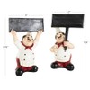Deco 79 Polystone Chef Decorative Sculpture Kitchen Decorative Figurine Home