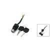 Sourcingmap® Ignition Switch Electric Bike Bicycle Security Keys Lock w
