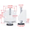Skelang 4-Pack Furniture Levelling Feet, Lifting Leveller with Lock Nut