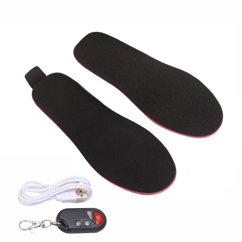 Heated Insoles DIY Cuttable Smart Remote Control USB Rechargeable Electric