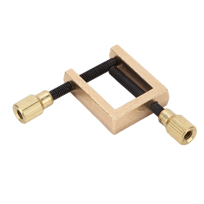 Violin Crack Clamp Double Screw Brass Square Clip Violin Fixing