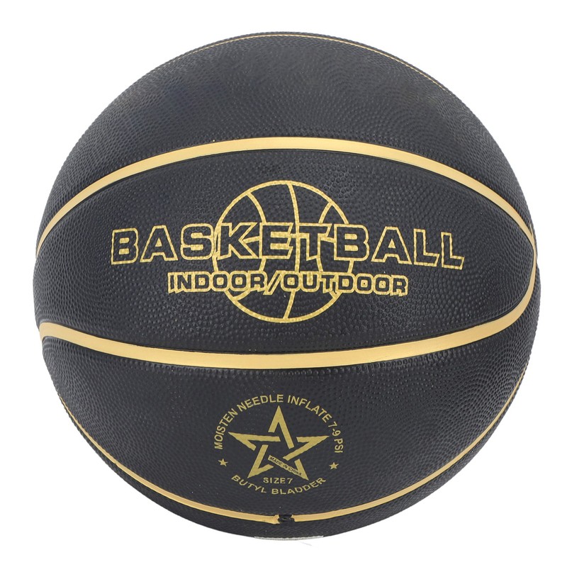 Black Basketball Training Wear Resistance Safe Large Particles Easy Grip