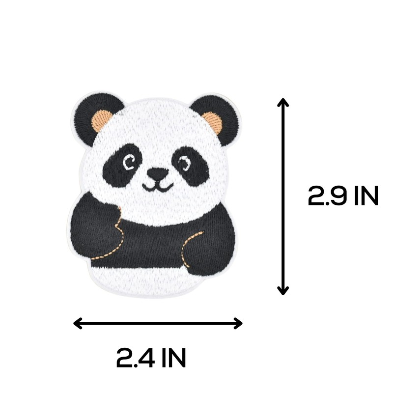 Ctctoo - Parche bordado para ropa, 2 piezas de bonito