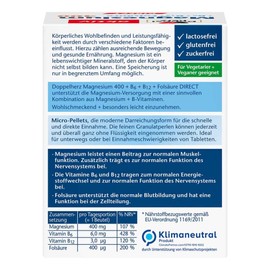 Doppelherz Magnesium + B Vitamins Direct Pellets
