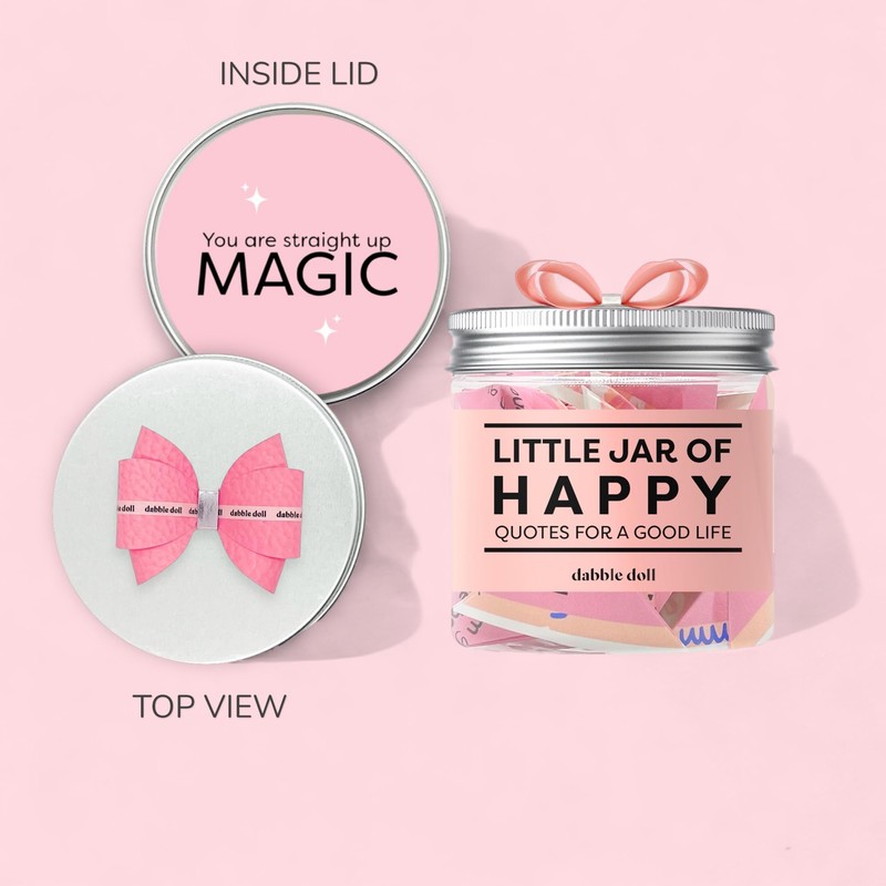 Dabble Doll Happy Jar Uplifting Quotes Happiness Messages Motivational Uplifting