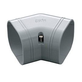因幡電工 配管化粧カバー スリムコーナー平面45° 平面45°曲り グレー SKF-66-G