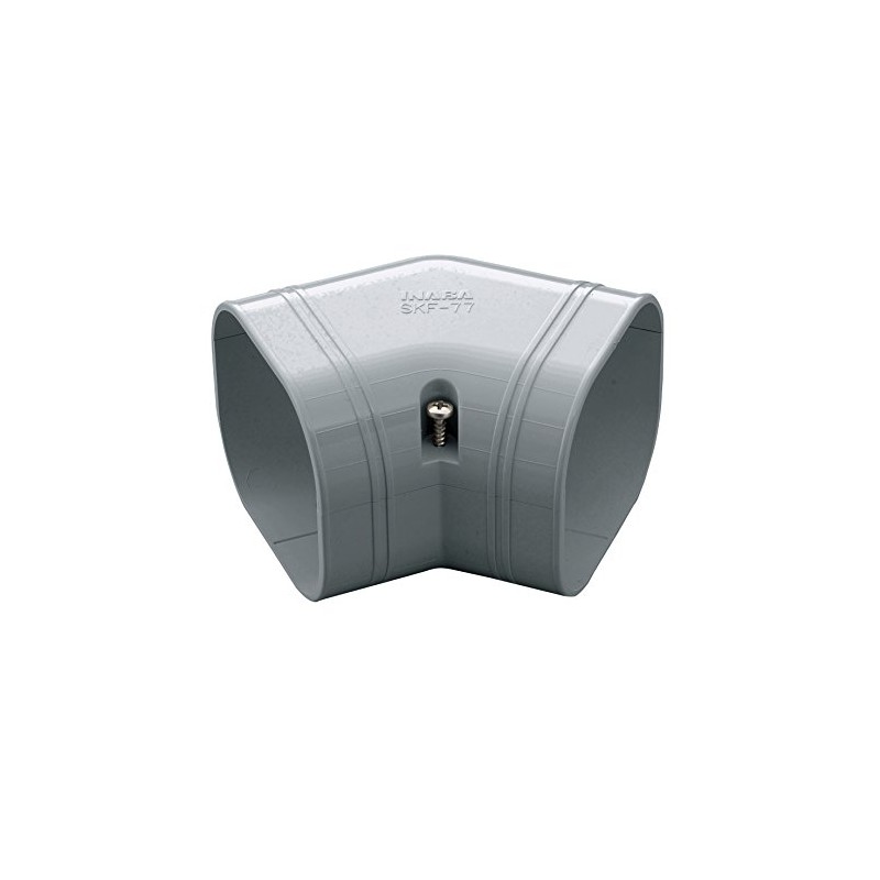 因幡電工 配管化粧カバー スリムコーナー平面45° 平面45°曲り グレー SKF-66-G