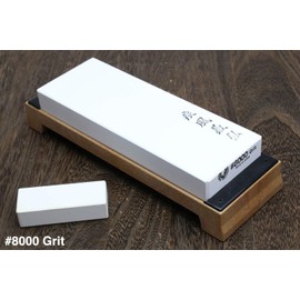 Yoshihiro Professional Grade Toishi Japanese Whetstone Knife Sharpener Water Stones (#8000 grit)