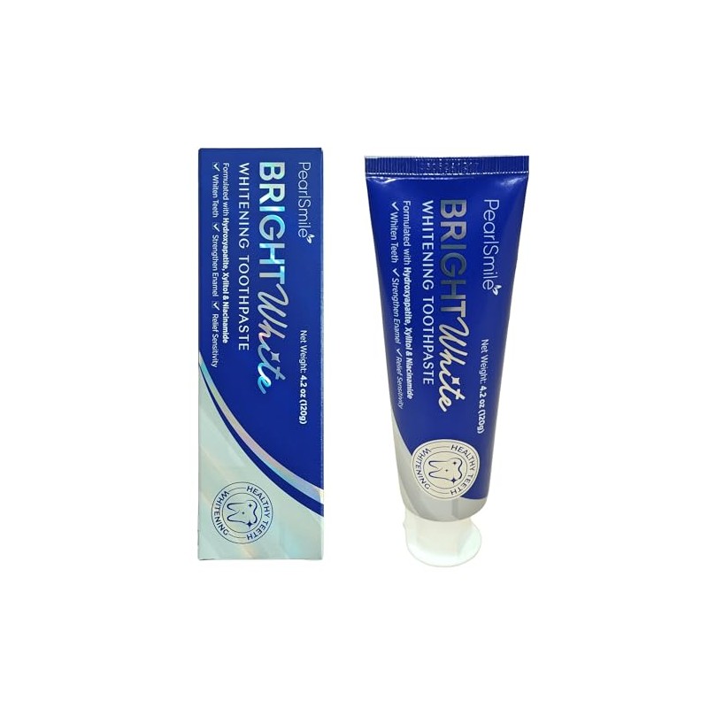 Pearl Smile Nano Hydroxyapatite Whitening Toothpaste – 10% nHAP +