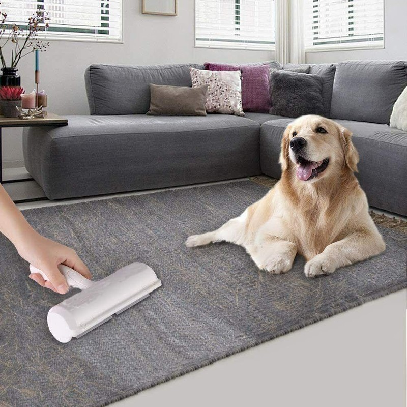 AIMALL Pet Dog Cat Hair Remover, Self-Cleaning Fur Removal Tool