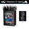 Ranfashiong 2 Pack 13" Large Father's Day Gift Bag with