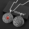 HZMAN Red Eyes Talisman Seal Solomon Six-pointed Star 12 Constellation