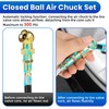 2 Pcs Portable Ball Foot Air Chucks, 1/4" NPT Heavy