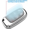 Z.MYUKI Compass Hybrid Key Case with Key Fob for Jeep