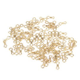 300PCS Carp Fishing Wire Eyes Sinker Steel Alloy Screw Leads Mould Loops Tackle AccessoryM