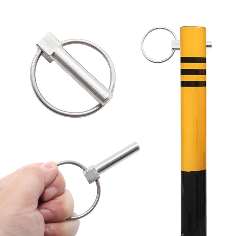 Adyoney 2 Pcs 2/5" x 1-3/4" Heavy Duty Lynch Pin,