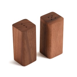 Kalmar Home Acacia Wood 4 Inch Salt & Pepper Shakers