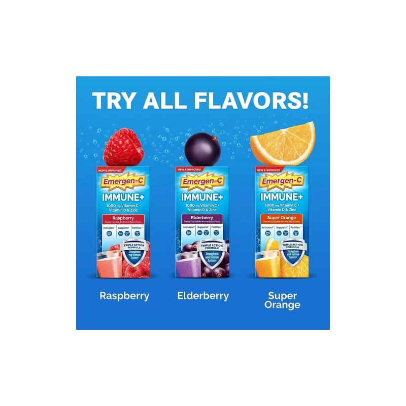 Emergen-c Immune + 1000 Mg De Vitamina C , D