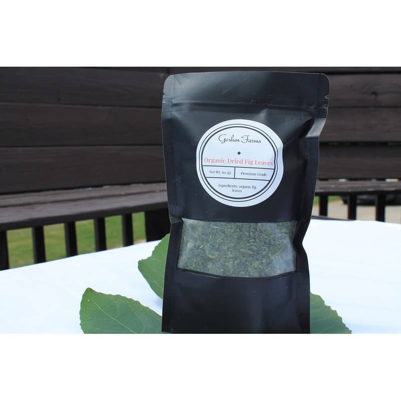 60 grams Organic Dried Fig Leaves by Goshen Farms
