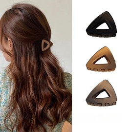 3 Piece Hair Claw Hair Clip, Barrette, Hair Ornament, Hair Accessory, Hairpin, Small, Mini, Hair Arrangement, Accent, Ladies, Adult, Cute, Simple, Stylish, Orchan, For Office Use, Gift