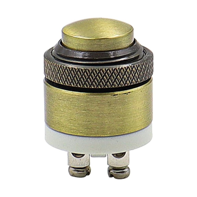 Alnicov 2 Pcs Brass Door Bell Momentary Push Button Switch,
