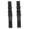 SHOWERORO 2pcs Nylon Weaving Wrist Strap for Watch Active Comfortable