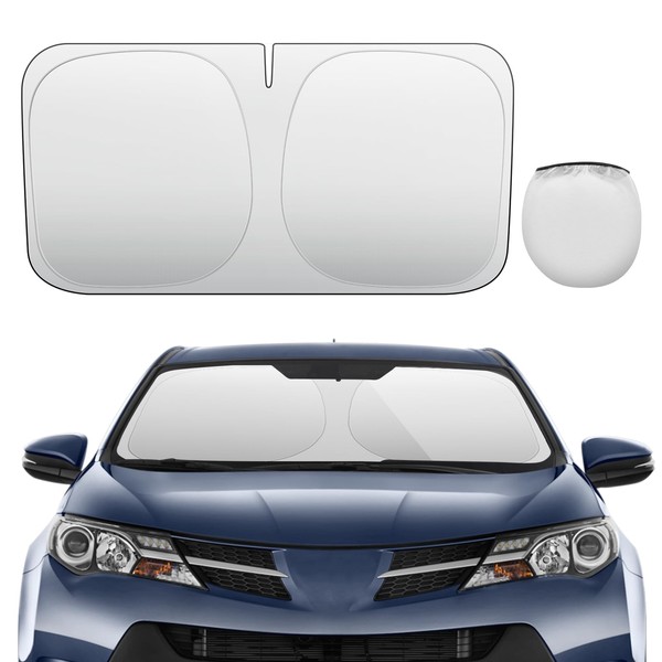 KYX Car Windshield Sun Shade, 4 Layer Nano Coating Sunshade