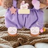 Lyreh 2 Pairs Mini Doll Shoes for 17cm Dolls, Kawaii