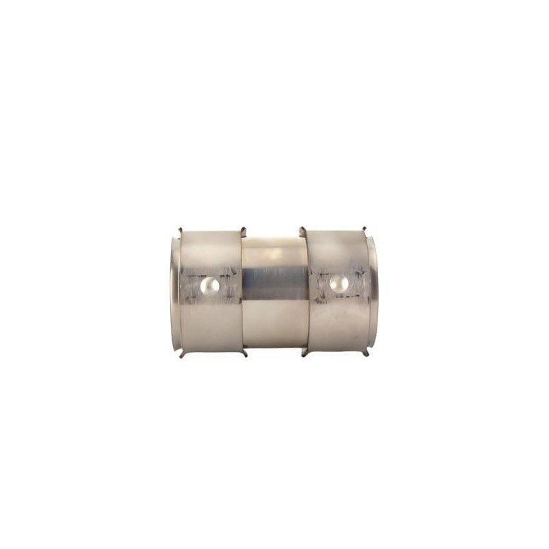 Double Clamp Exhaust Clamp Stainless Steel Pipe Connector Diameter 45