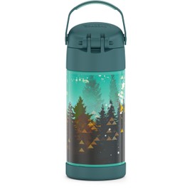 THERMOS FUNTAINER 12オンス ステンレススチール キッズボトル 常緑樹