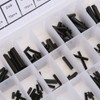 240Pcs Elastic Cylindrical Pin Carbon Steel Hollow Positioning Auxiliary Parts