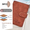 2 Unidades Cartera para Pasaporte RFID, 2 Packs Pasaporte Funda