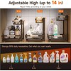 Sevenblue 2-Pack 2-Tier Height Adjustable Under Sink Organizer & Storage