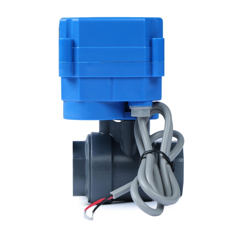 U.S. Solid 1/2 in UPVC Motorized Ball Valve - Plastic