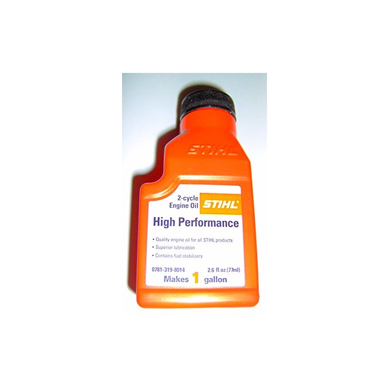 Stihl High Performance 2 Cycle Engine Oil 2.6 Ounce Bottle