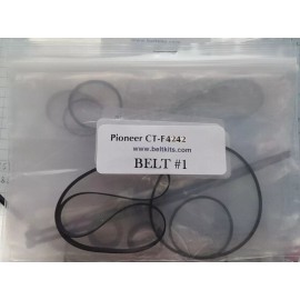 For Pioneer Pioneer CT-F1000 cassette deck belt kit COMPLETE with Instructions and idler