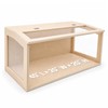 Large Hamster Cage,Transparent Habitat with Openable Top,40x20x20 Inch