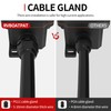 RVBOATPAT Inline Cord Switch 12V 20A DC Waterproof Inline Switch