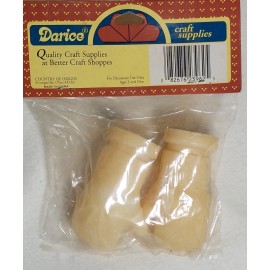 Darice 2 3/4" Santa Gloves 1200-05 Making Crafts NOS