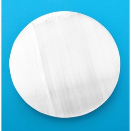 Serafino Selenite Charging Plate Disc Hexagon Reiki Healing Charge Crystal Slice Angelic Mineral Meditation Stone Selenite Hexagonal Plate Approx 7cm Large (10cm Selenite Circle)