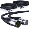 VKheroKV 3-pin Balanced XLR Microphone Cable Male to Female, OFC