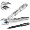 Slanted Toe Nail Clippers for Thick Nails, Large Toenail Clippers