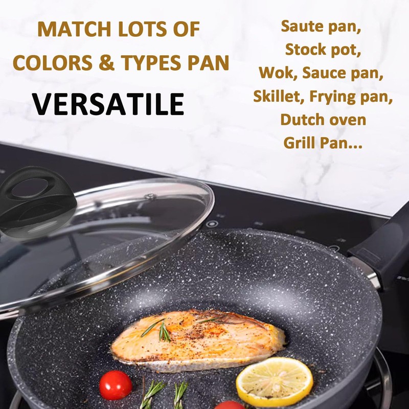 Glass Lids for Pot and Pan, 8, 9.5, 10.25, 11,