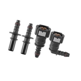 Hihaha 2 Set 3/8" 9.49mm SAE to 5/16" 8mm Fuel Line Hose Release Connector Durable Material