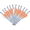 KEAUP 2 Inch Vanes Shrink Fletch, 12-Pack Stretch Arrow Wraps