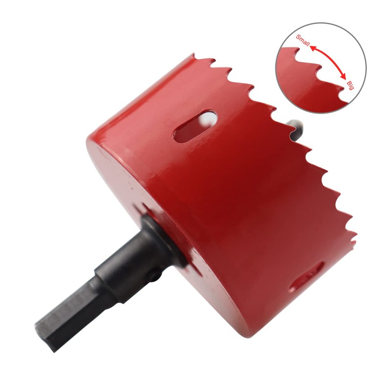 BOQIIKAR 53mm HSS Bi-Metal Hole Saw, Drill Bit Fast Hole