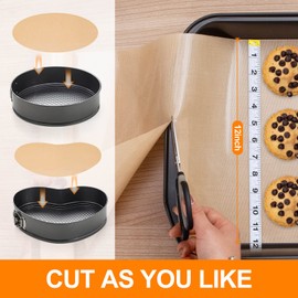 Silicone Baking Mat Roll -12IN x 10FT Non Stick Heat Resistant Food Grade Baking Mats, No Slip Reusable Freeze Dryer Mat,Pastry Mat,Countertop Protector Mat, Washable Oil-Proof Refrigerator Liners