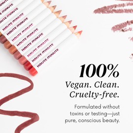 Haute Minute Makeup Perfect Pigment Lip Liner - Long Lasting Wearing Color, Creamy Soft Lip Liner, Vegan & Cruelty-Free - Lip Service