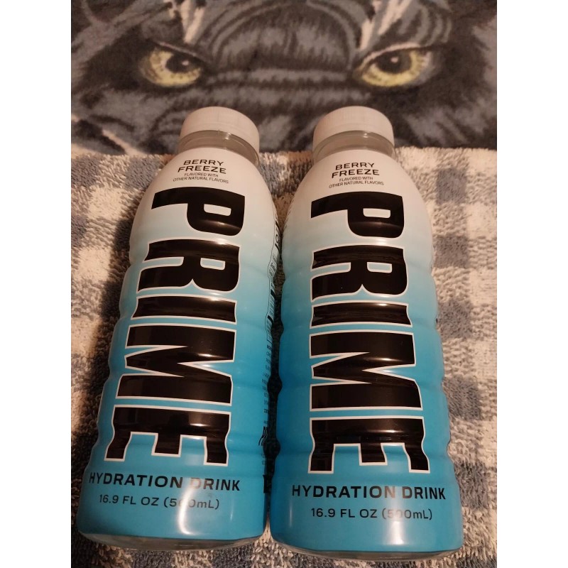 Prime Hydration Drink (Two) Bottles Of Berry Freeze 🫐 New,